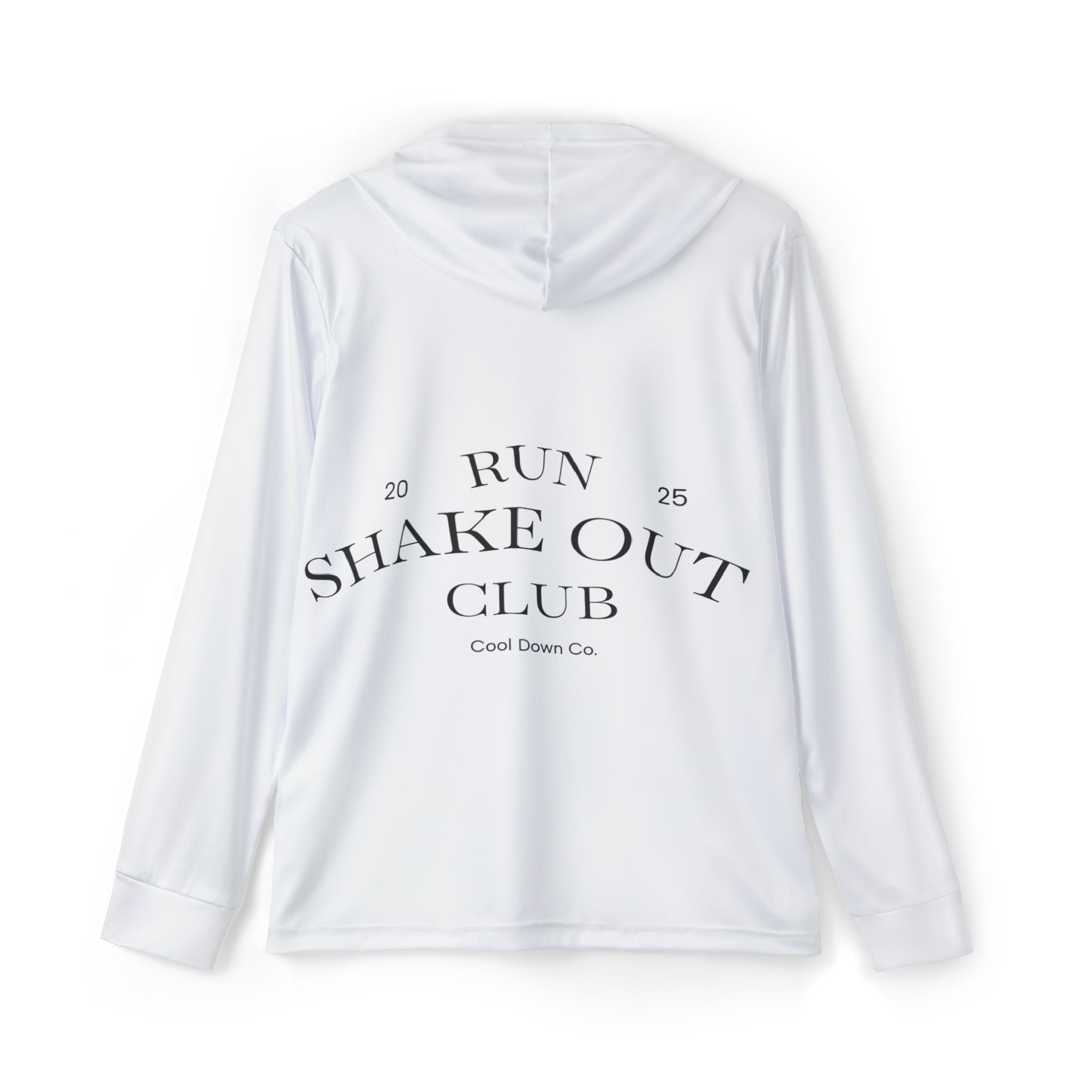 Men's — "Run Shake Out Club" Lightweight Sports Warmup Top