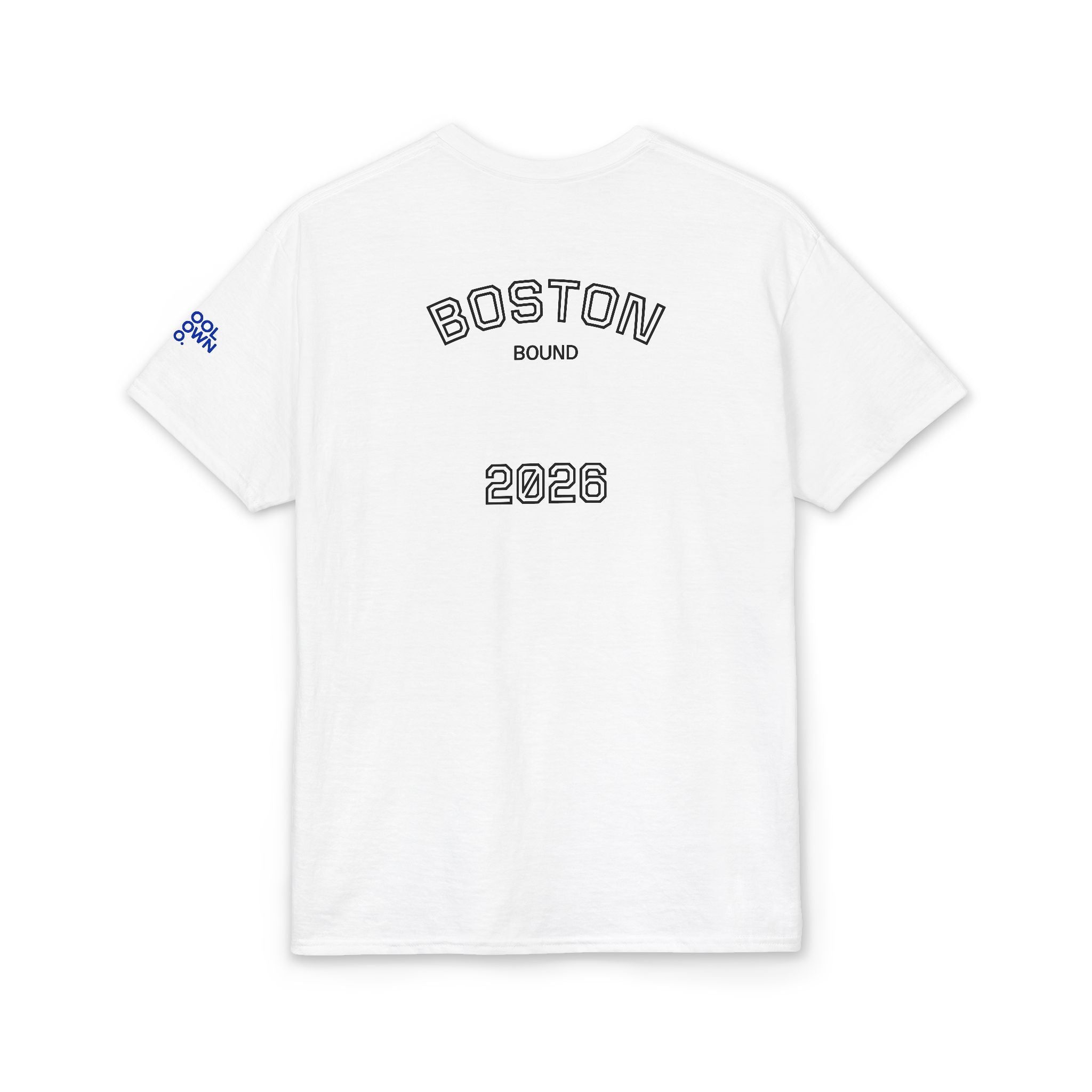 Running T-Shirt — "Follow Me to the Finish" Boston Bound 2026 Race Tee