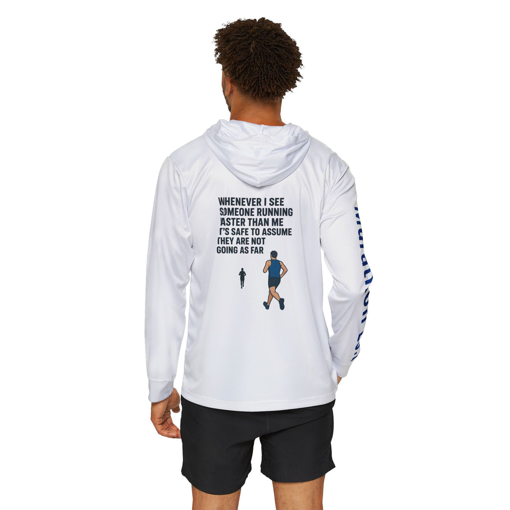 Men's Sports Hoodie - Long Distance Running Inspirational Quotes