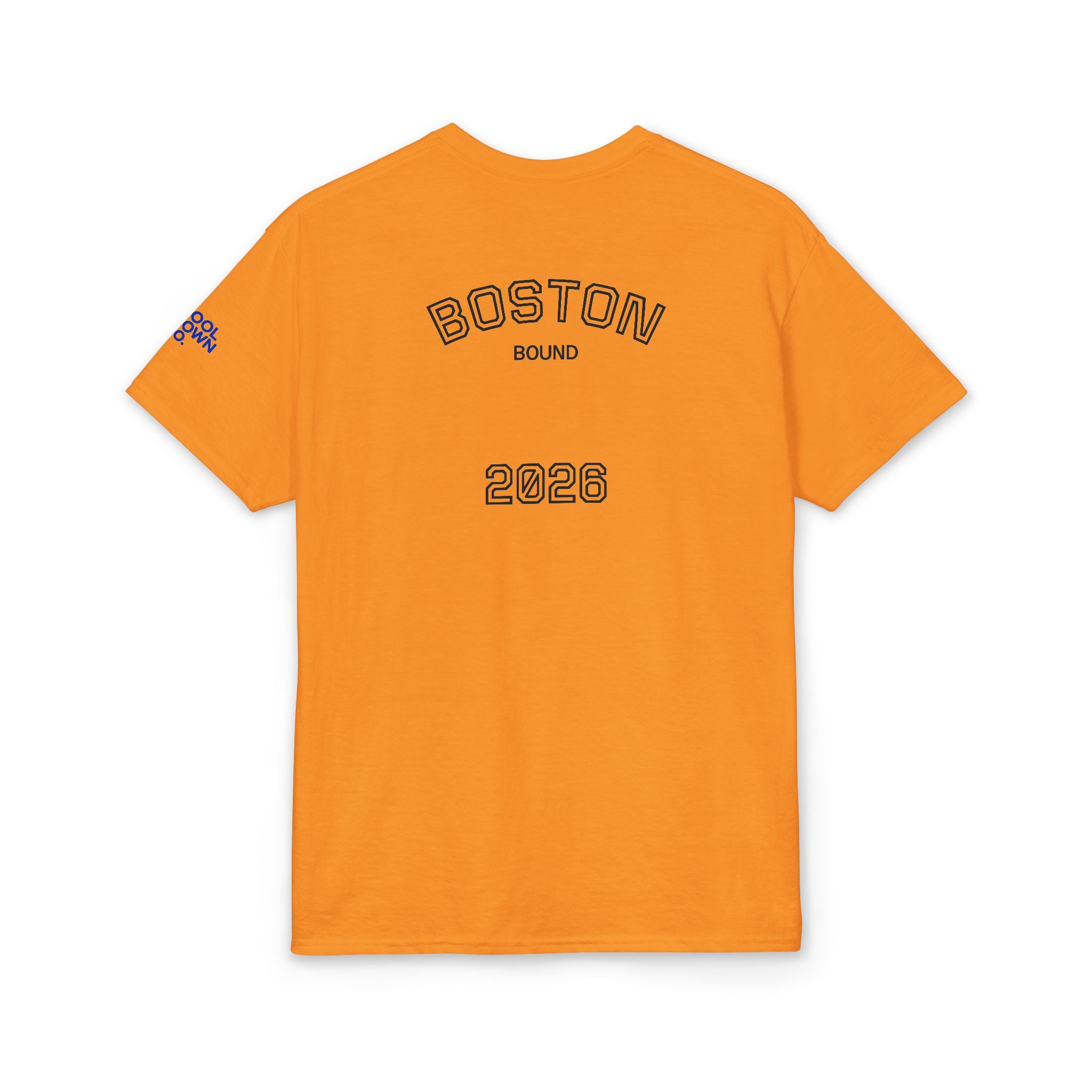 Running T-Shirt — "Follow Me to the Finish" Boston Bound 2026 Race Tee