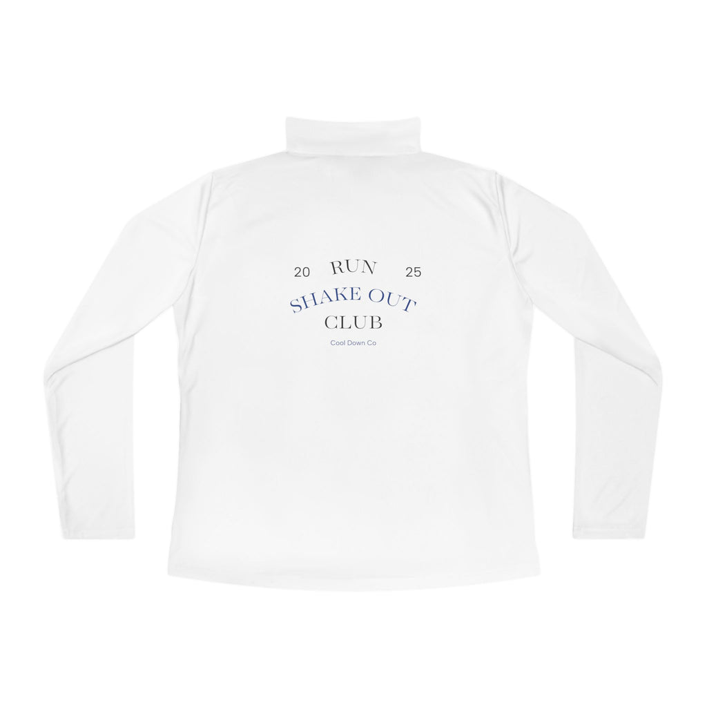 Ladies Quarter-Zip Pullover "Shake Out Run Club"