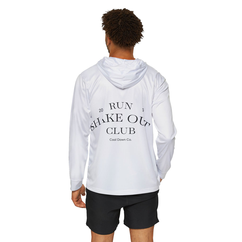 Men's — "Run Shake Out Club" Lightweight Sports Warmup Top