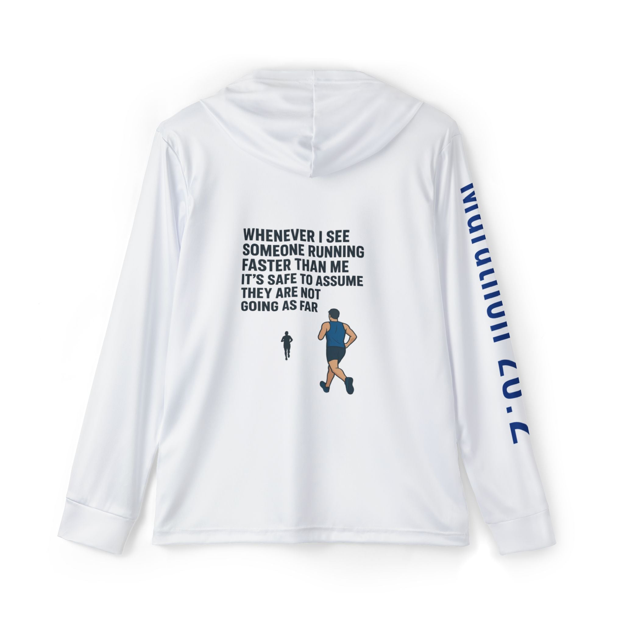 Men's Sports Hoodie - Long Distance Running Inspirational Quotes