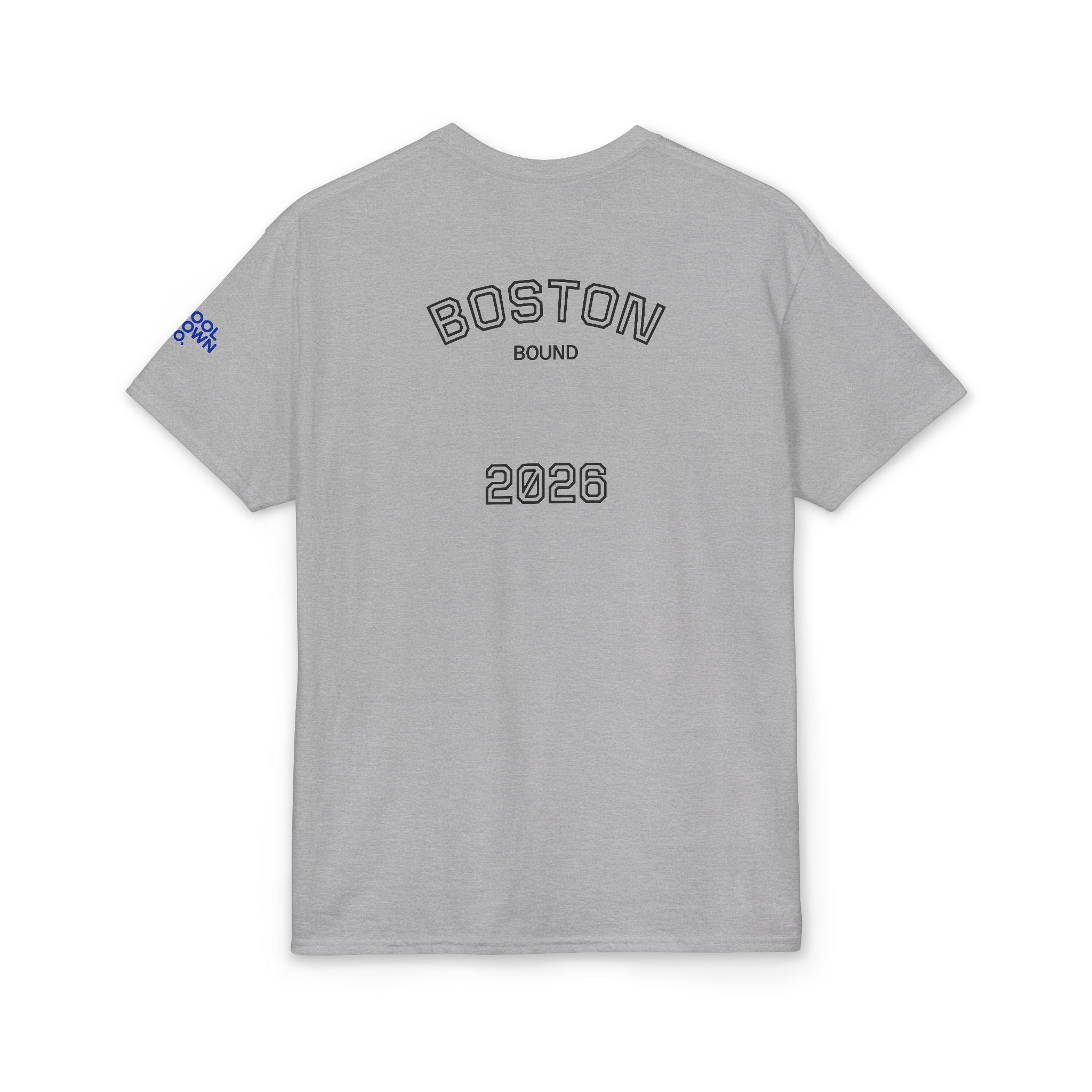 Running T-Shirt — "Follow Me to the Finish" Boston Bound 2026 Race Tee