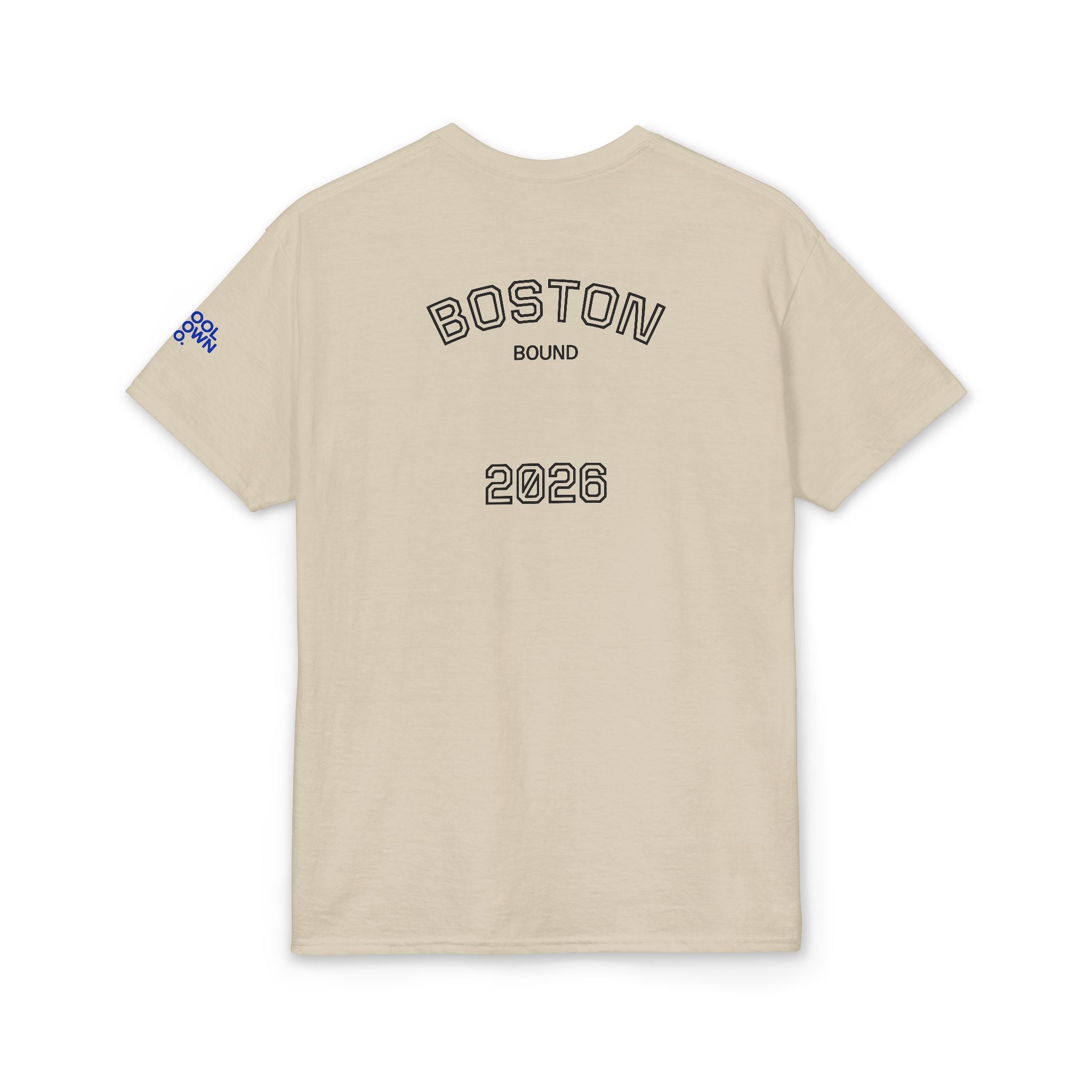 Running T-Shirt — "Follow Me to the Finish" Boston Bound 2026 Race Tee